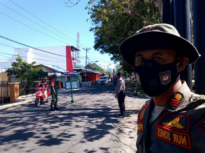 Pengawasan Terkait Protokol Kesehatan yang Dilaksanakan Oleh TNI POLRI serta Satpol PP Kota Gorontalo 